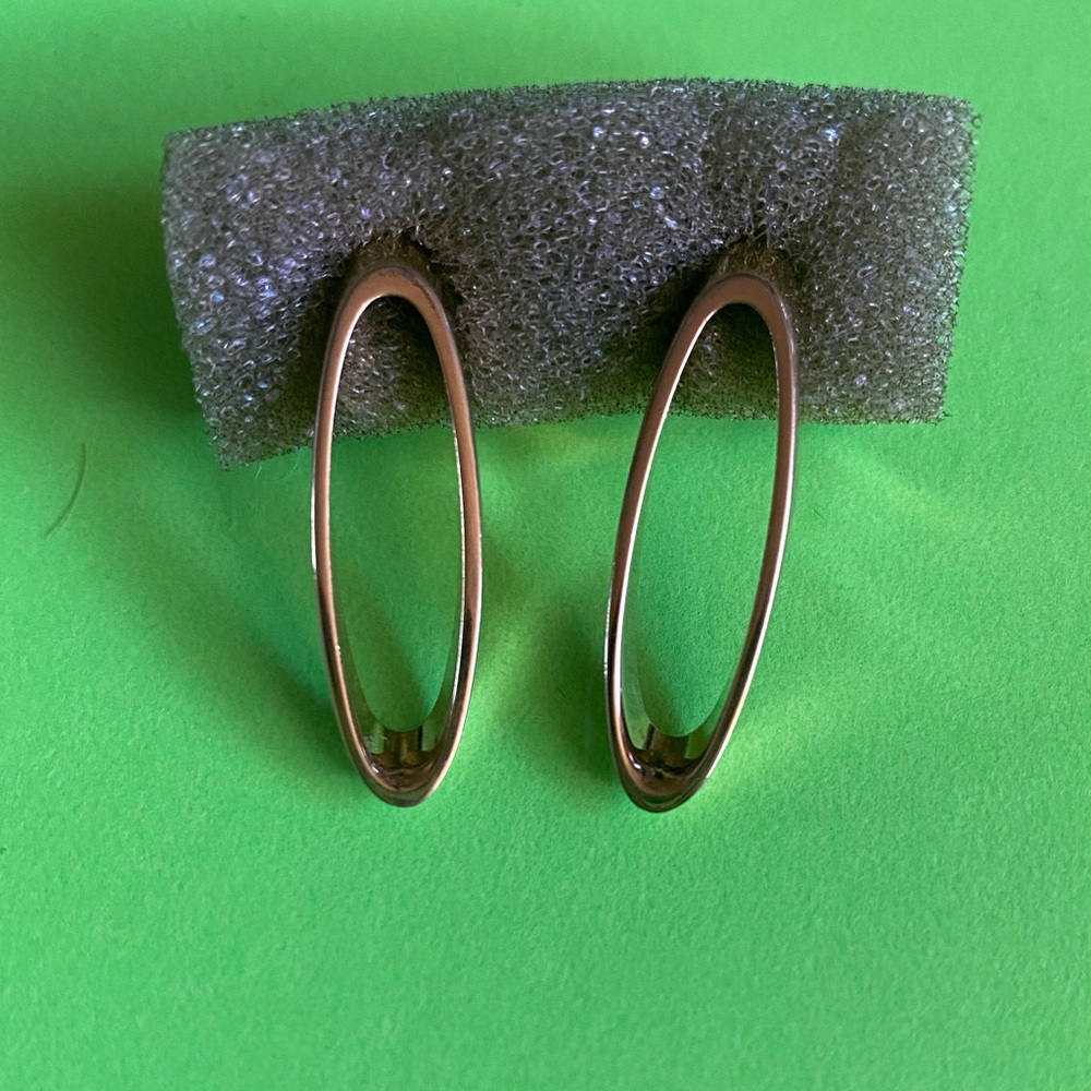 Gold tone earrings